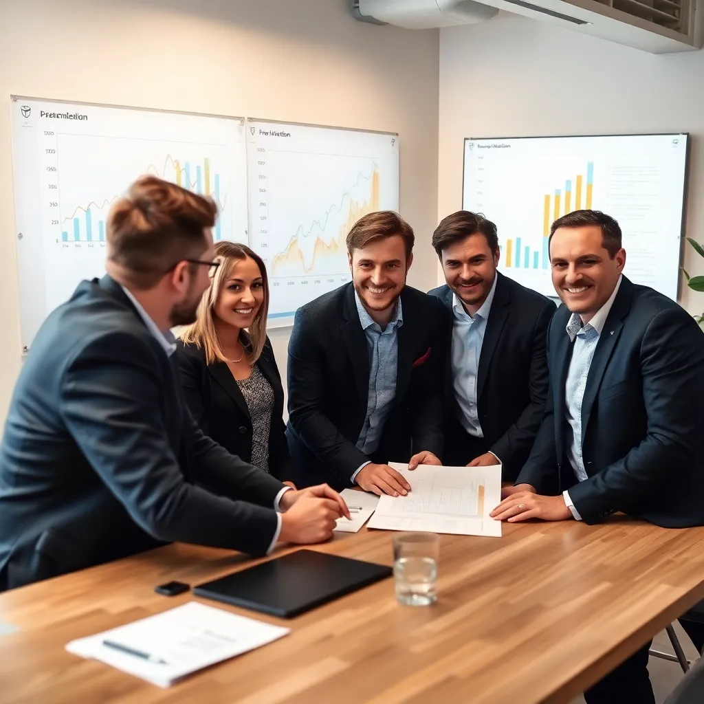 Belgisch sales team werkt samen aan nieuwe strategie