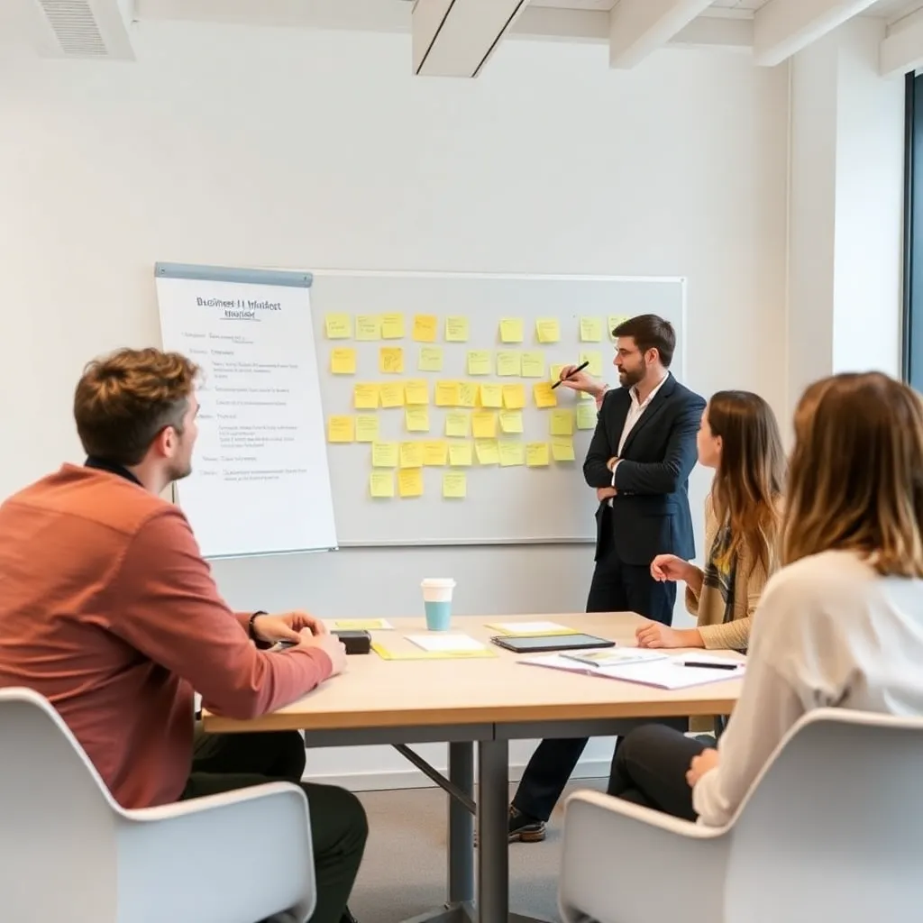 Team workshop over business mindset ontwikkeling in Brussel